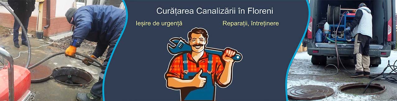 Curatarea canalizarii Floreni