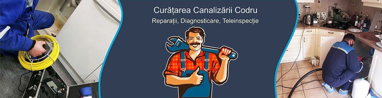 Curățarea canalizării Codru 