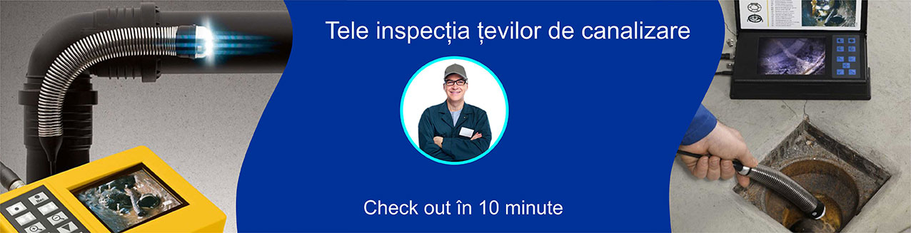 Tele inspecția țevilor de canalizare
